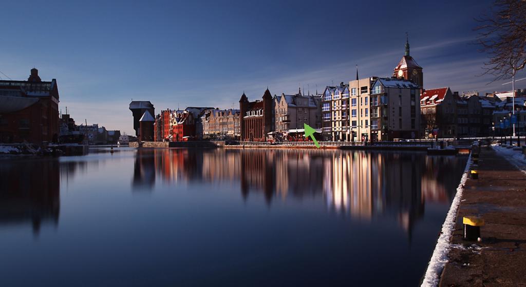 Gdansk Old Town River View Exteriör bild
